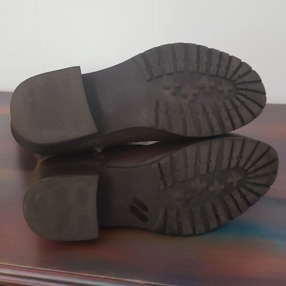 Rampage Idera Brown Boots with Buckle Accents Sz 6.5M - Picture 9 of 9